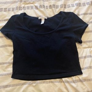 Black Crop Top
